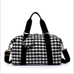 Houndstooth Duffle with Guitar Straps